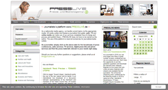 Desktop Screenshot of press-live.com